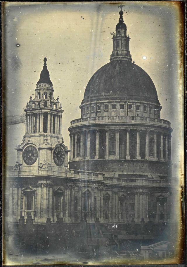 Sv Paula katedrāle Autors: Lestets Agrīnās fotogrāfijas: kāda bija dzīve 1840-tajos