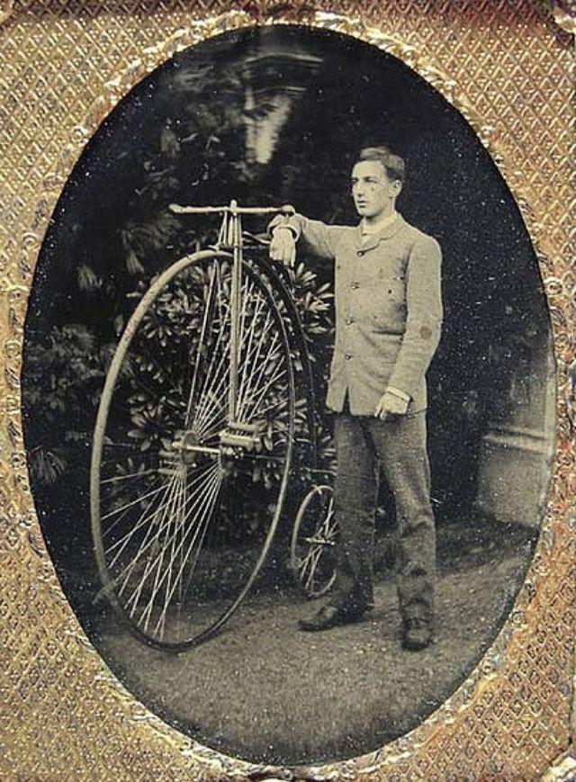 Ar savu velosipēdu Autors: Lestets Agrīnās fotogrāfijas: kāda bija dzīve 1840-tajos