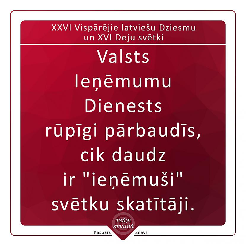  Autors: Kaspars Silavs XXVI Vispārējie latviešu Dziesmu un XVI Deju svētki