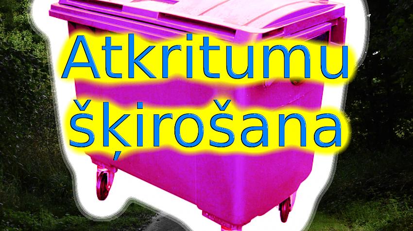 Atkritumu šķirošana