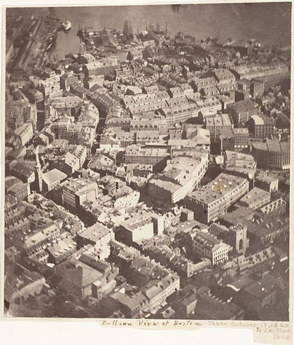 Bostona 1860 g Uzņemta no... Autors: Lestets Mūsdienu lielāko pilsētu pirmās fotogrāfijas