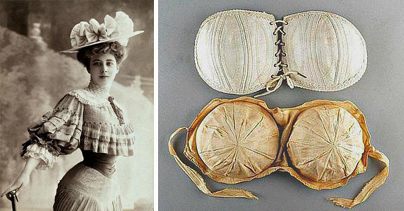 Polsterējumi tika iescaronūti... Autors: matilde Kā pirms 100 gadiem sievietēm palielināja krūtis
