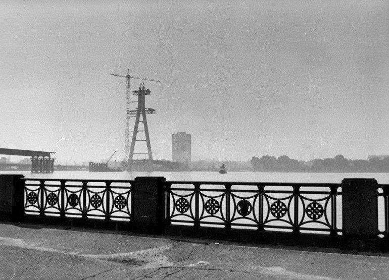 1980 gads Autors: ĶerCiet Bildes no Vanšu tilta celtniecības 1977/81. gadā