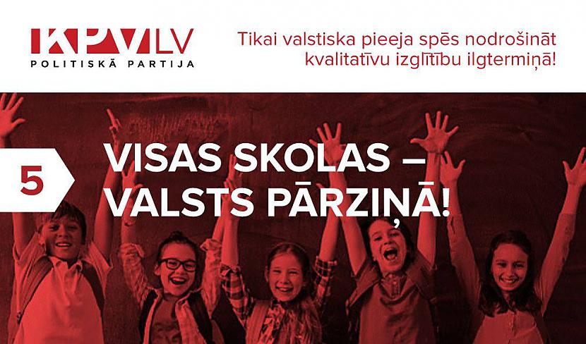 Scaronobrīd izglītībai 122... Autors: Jānis Baroniņš Informēju par partiju KPV LV un pret citām partijām - 09.06.2018