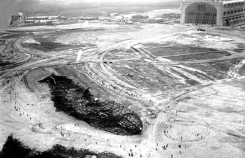 Skats uz katastrofas vietu... Autors: Lestets Hindenburga katastrofa 1937. g.