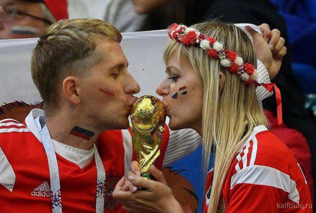 Labākā Kiss Cam foto pasaulē Autors: Latvian Revenger Ak, šie krievu futbola fani