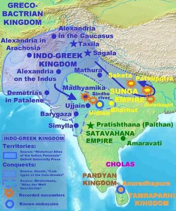 Indogrieķu impērija kura... Autors: Zigzig Indiešu variācijas