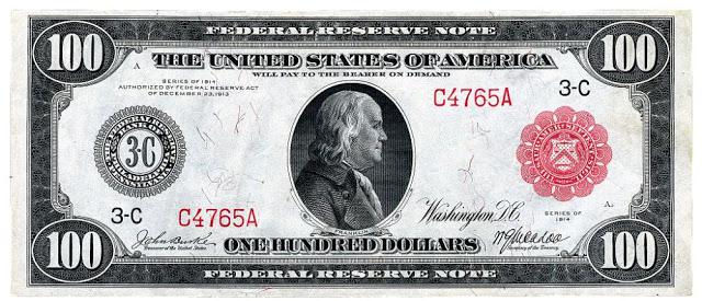 1914 g 100Lielākās izmaiņas... Autors: Lestets Kā ir mainījušies "zaļie" dolāri laika gaitā?
