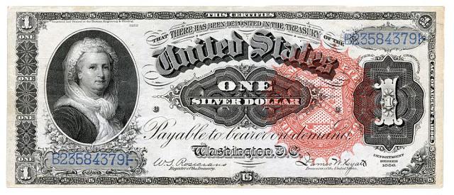 Martas Vascaroningtones 1886 g... Autors: Lestets Kā ir mainījušies "zaļie" dolāri laika gaitā?