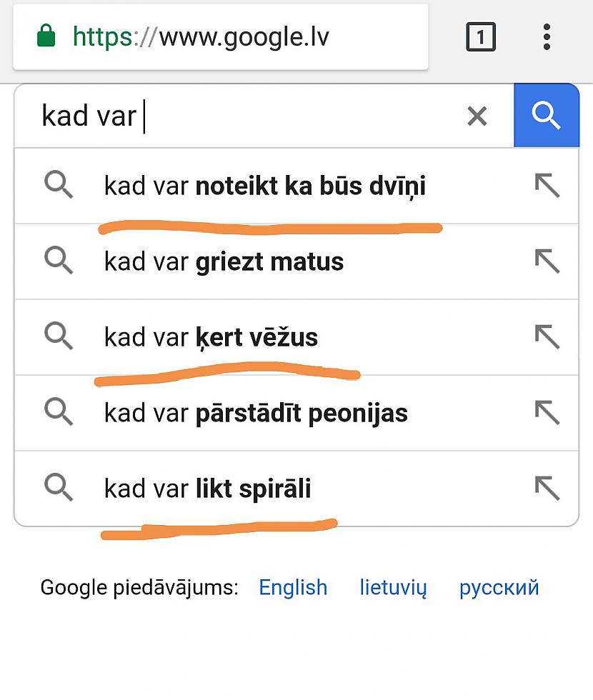 Nu tagad viss skaidrs... Autors: ORGAZMO Ko latvieši visbiežāk meklē Googlē?