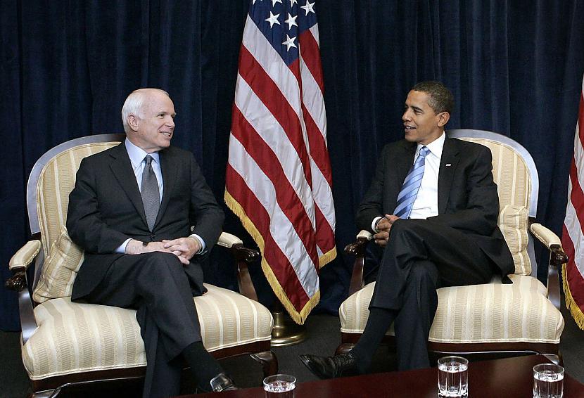 Džons Makeins un Baraks Obama... Autors: Els Bels Džona Makeina raibā dzīve fotogrāfijās