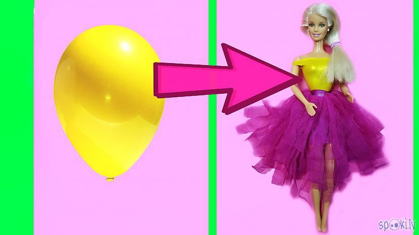  Autors: Halynka Georgiatx DIY Barbie Dresses with Balloons Making Easy No Sew Clothes for Barbies Creative