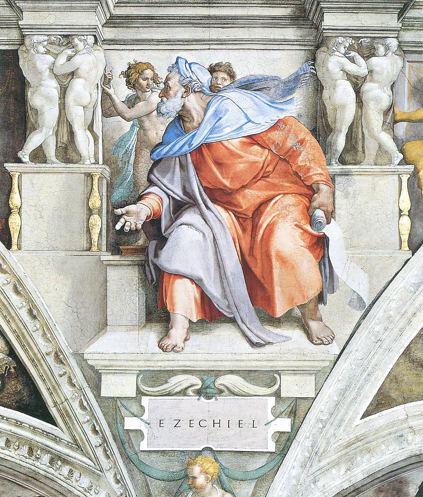 Mikelandželo griestus gleznoja... Autors: Artemiis Mikelandželo un Siksta kapela Vatikānā | Iespējams, nedzirdēti fakti