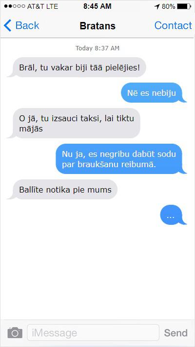  Autors: Latvian Revenger 14 SMS, kuras cilvēki raksta, kad ir pālī un pēc tam tās nožēlo