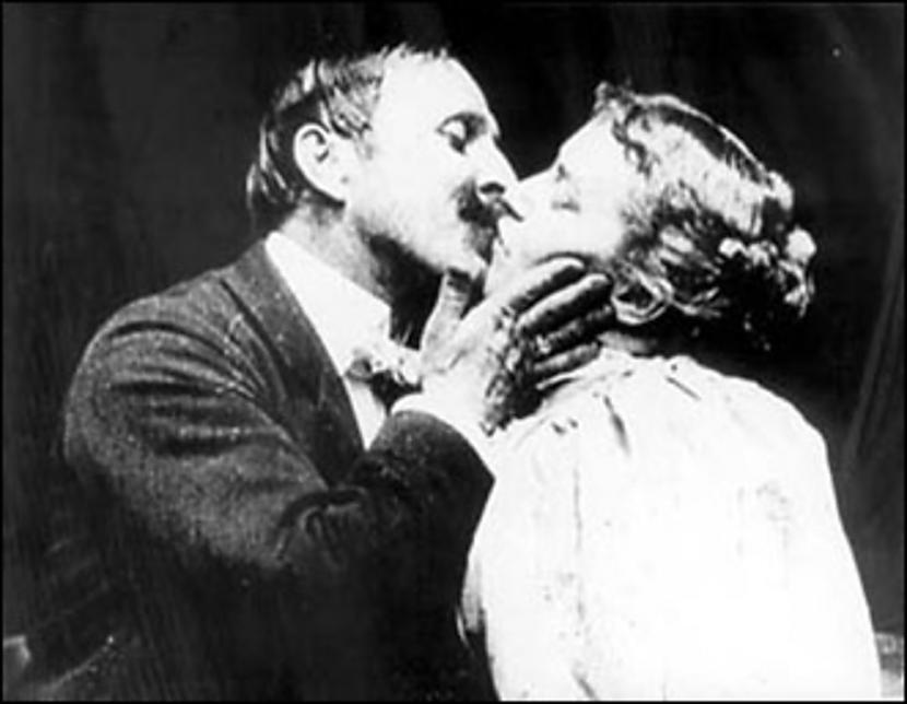 Filmu Tomasam Edisonam... Autors: Lestets Mejas Irvinas skūpsts (1896) - pats pirmais skūpsts filmā!