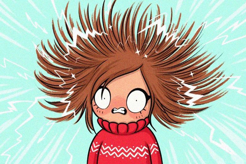 Kā pārbaudīt vai džemperis... Autors: matilde 15 mīlīgi komiksi par to, cik grūta dzīve ir meitenēm ziemā