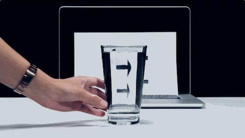 Piepildi glāzi ar ūdeni... Autors: ĶerCiet 8 aizraujoši eksperimenti, kurus vari izpildīt ar ūdeni