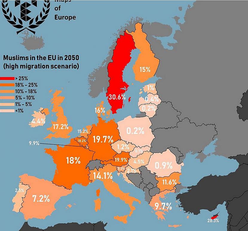 Scenārijs 2050 gadam Cik daudz... Autors: The Diāna Pārsteidzošas Eiropas kartes, kuras Tev noteikti jāredz!