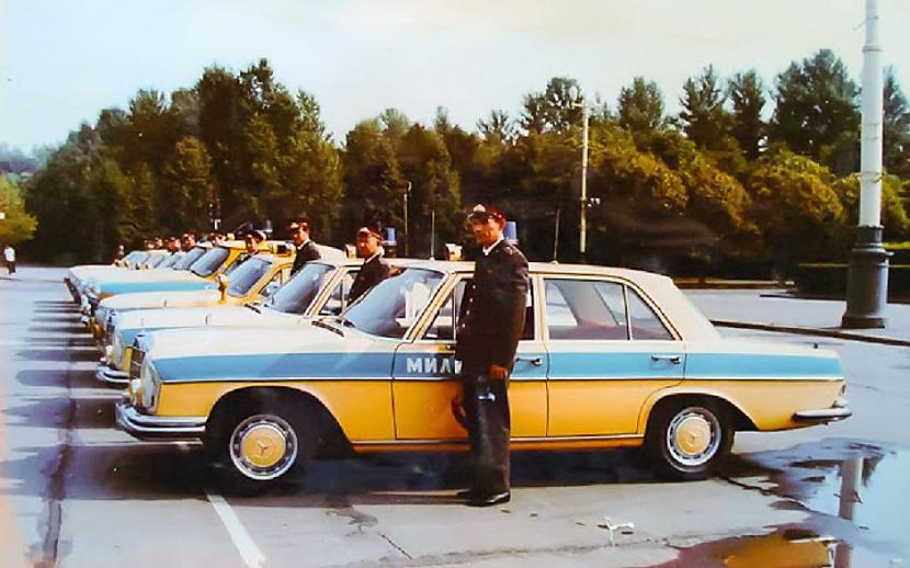 MercedesBenz kopā ar Volga... Autors: Lestets PSRS milicijas auto: Porsche, BMW un Mercedes-Benz