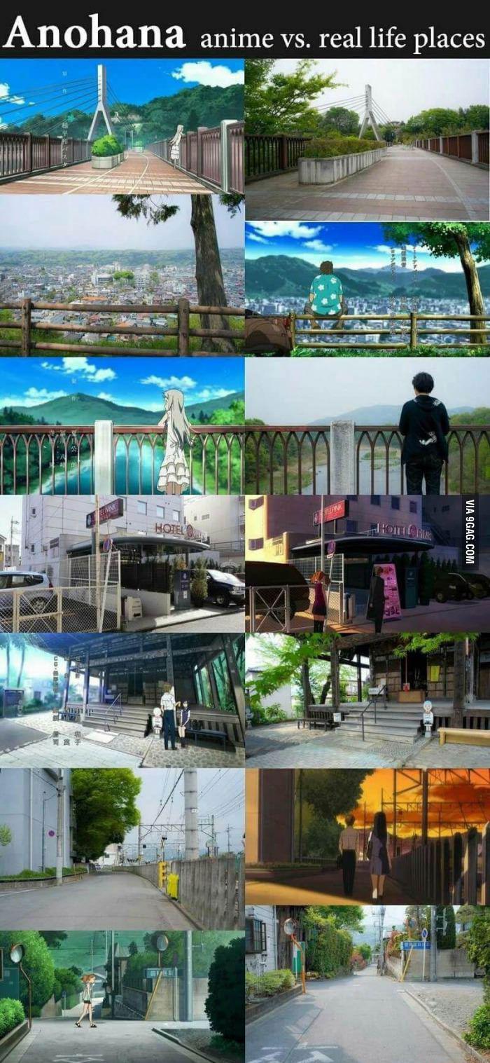  Autors: Princess Akane Anime vietas, kuras eksistē arī reālajā dzīvē