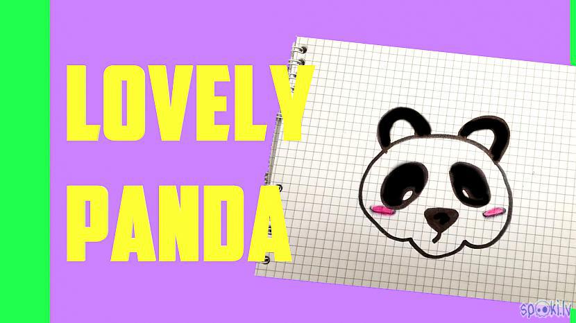  Autors: Halynka Georgiatx How to draw a lovely panda