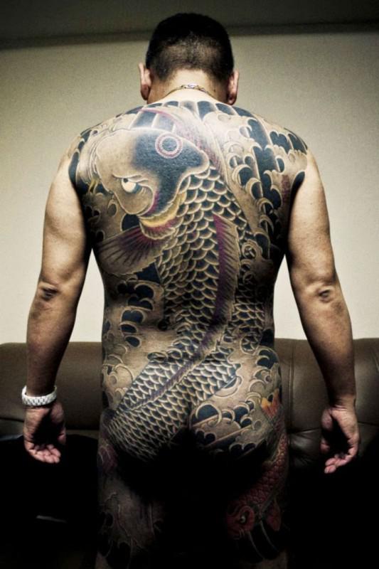 Tetovējums ir vīriscaronķības... Autors: Lestets Japāņu mafijas slepenā dzīve