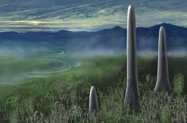 Milzu sēnes auga katrā... Autors: Testu vecis Mūsu planēta: kā tā izskatījās miljoniem gadu senā pagātnē