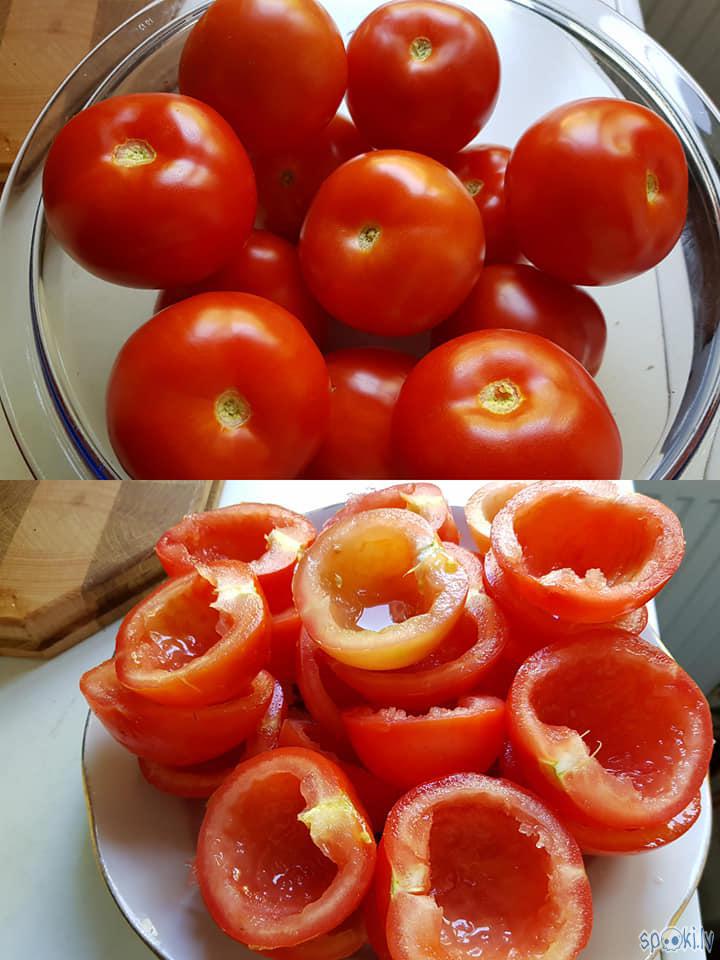 Sākumā kārtīgi nomazgā tomātus... Autors: breezy18 Tomāti cepeškrāsnī