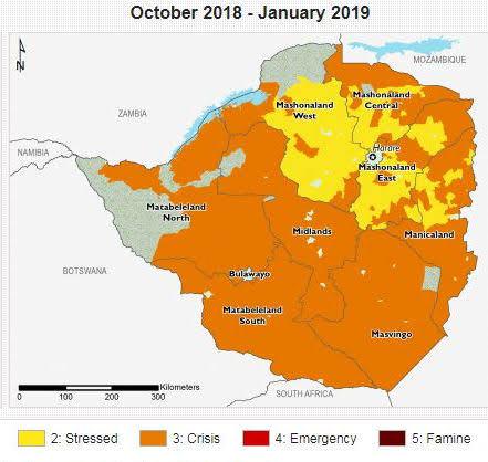 Karte kur ir parādīta kāda ir... Autors: Zigzig Vai Zimbabve ir uz sabrukšanas robežas?