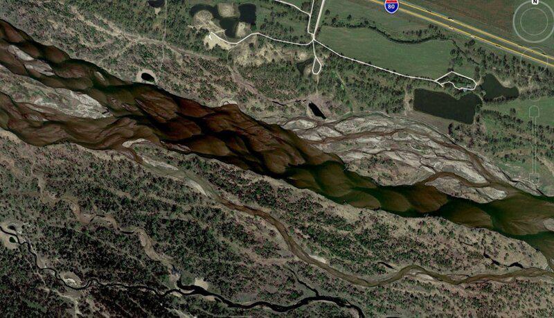 Platas upe Nebraskā ASV Autors: matilde 20 interesantas vietas, kas atrastas ar «Google Earth» palīdzību