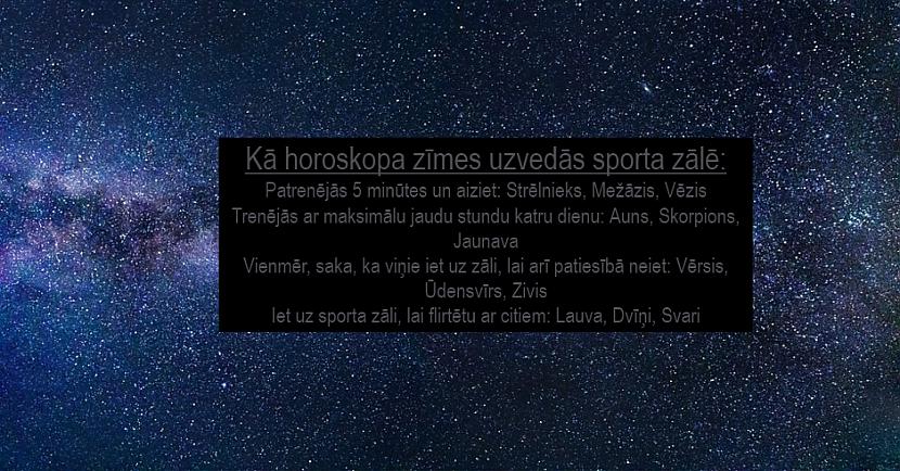 Autors: Latvian Revenger Fakti ar smaida piedevu par horoskopu zīmēm