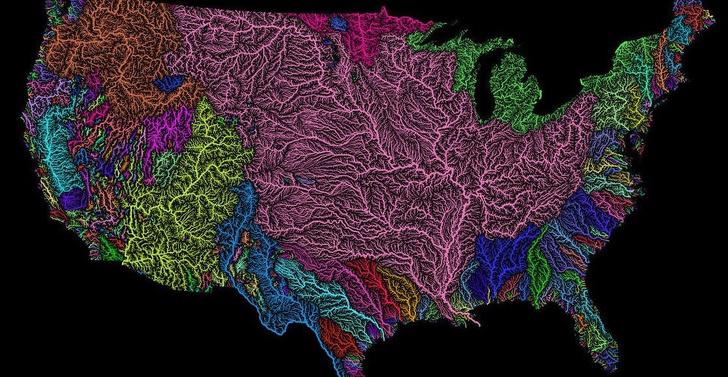 ASV ūdensscaronķirtņu... Autors: Lestets 18 paskaidrojošas kartes par mūsdienu pasauli
