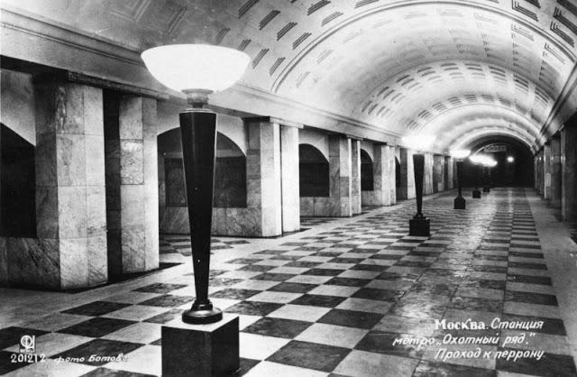 nbspquotOhotnij Rjadquot... Autors: Lestets 35 Maskavas metro fotogrāfijas no 1935. g.