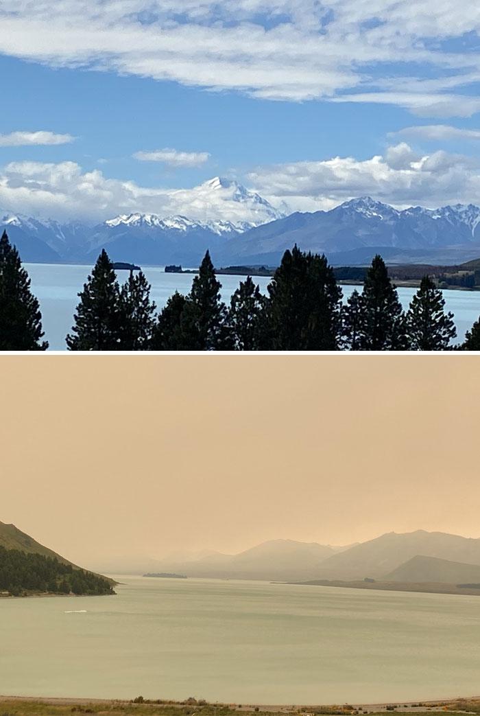 nbspDūmi nerada problēmas... Autors: Lestets 19 fotogrāfijas no Austrālijas: Pirms un pēc mežu ugunsgrēkiem