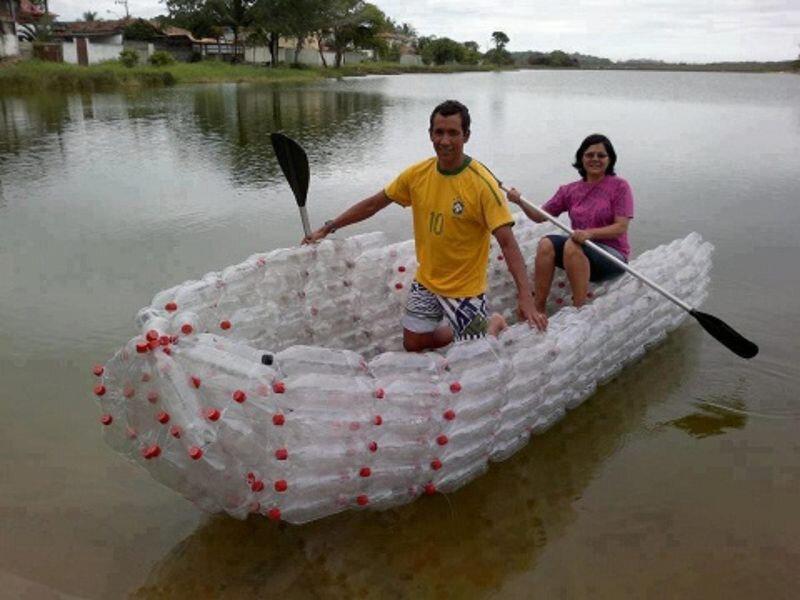 Laiva Autors: Fosilija Foršas idejas parasto plastmasas pudeļu izmantošanai