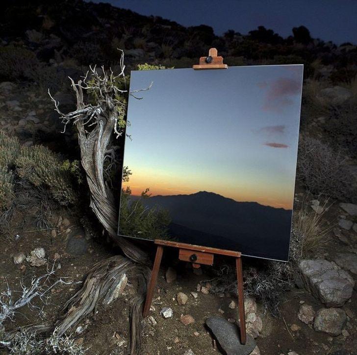 Tā nav glezna bet gan spogulis Autors: Lestets 15 attēli, uz kuriem ir jāskatās divreiz, lai saprastu, kas tur notiek