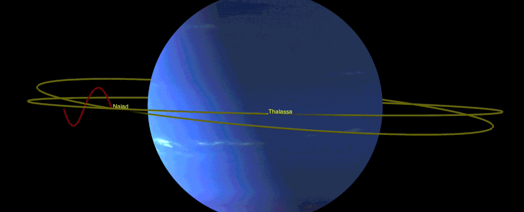 Pēc kosmikajiem mērogiem... Autors: Lestets Neptūna pavadoņu orbīta ir dīvainākais, ko ir nācies redzēt