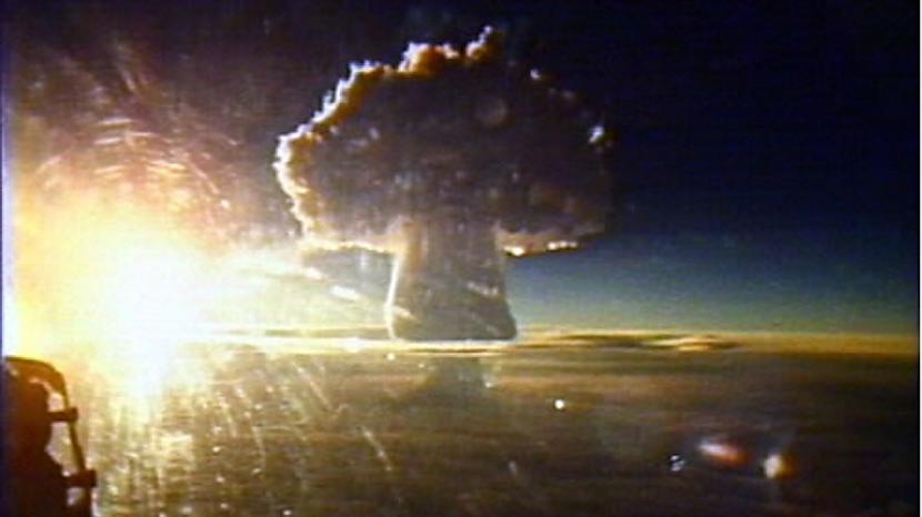 Cara bumba tika izmēģināta... Autors: matilde Krievija atslepenojusi visu laiku spēcīgākās ūdeņraža bumbas sprādziena video