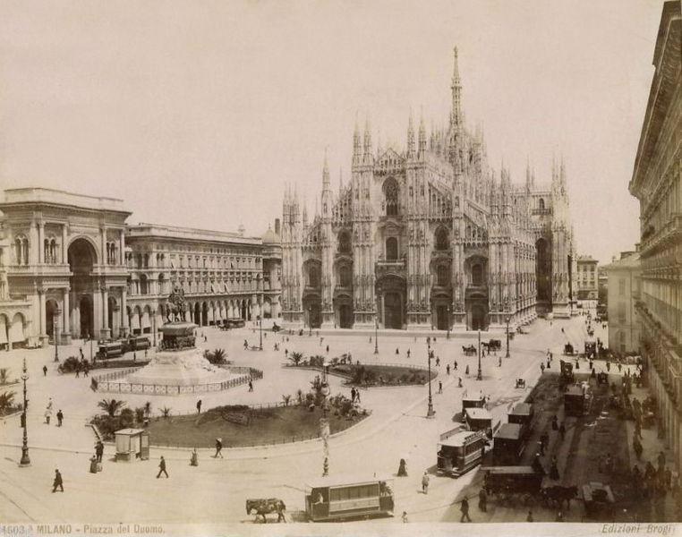 quotPiazza del Duomoquot... Autors: Lestets 20 vietu fotogrāfijas, kas parāda pasaules izmaiņas pēdējo 100 gadu laikā