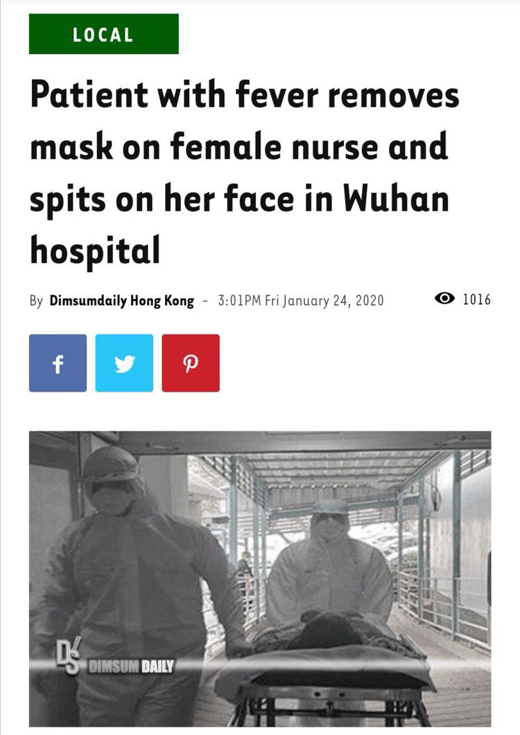 Vuhānā pacients ar drudzi... Autors: Fosilija 12 nežēlīgi stāsti par covidiotiem, kuri nevēlas distancēties un valkāt maskas