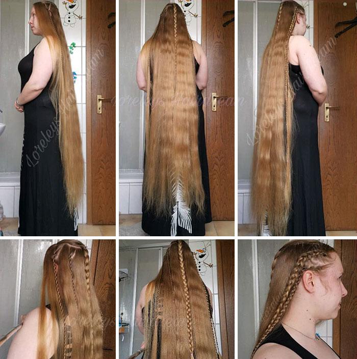 Sieviete ir pārliecināta ka... Autors: Fosilija Šī ir Stefānija Klasena, un viņa 15 gadus nav apmeklējusi frizieri (Audzē matus)