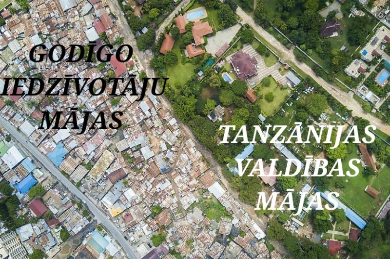 Daresālama Tanzānija Šī ir... Autors: antoanns Bagātības un nabadzības salīdzināšana bildēs