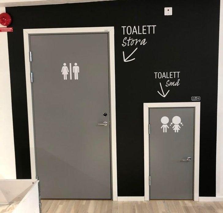 Atseviscaronķa tualete bērniem... Autors: Lestets 19 iemesli, kāpēc Zviedrija ir no citas pasaules