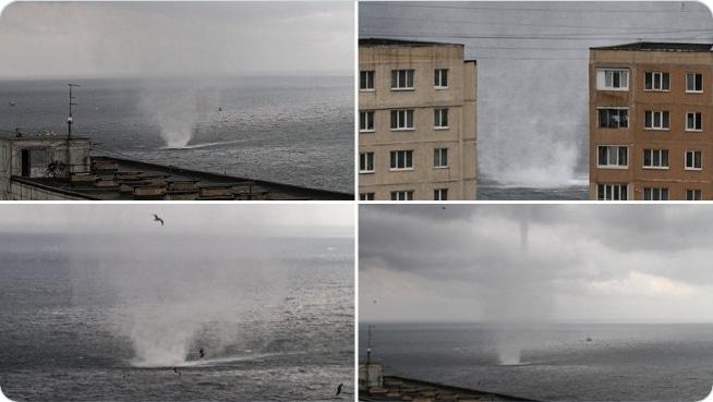 Ūdens stabs Vladivostokā Autors: Zibenzellis69 14 fotoattēli, kas parāda, ko var sagaidīt no laika apstākļiem Krievijā