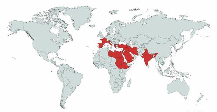 Valstis kas ir minētas Bībelē Autors: Lestets 20 neparastas kartes, kas var mainīt perspektīvu