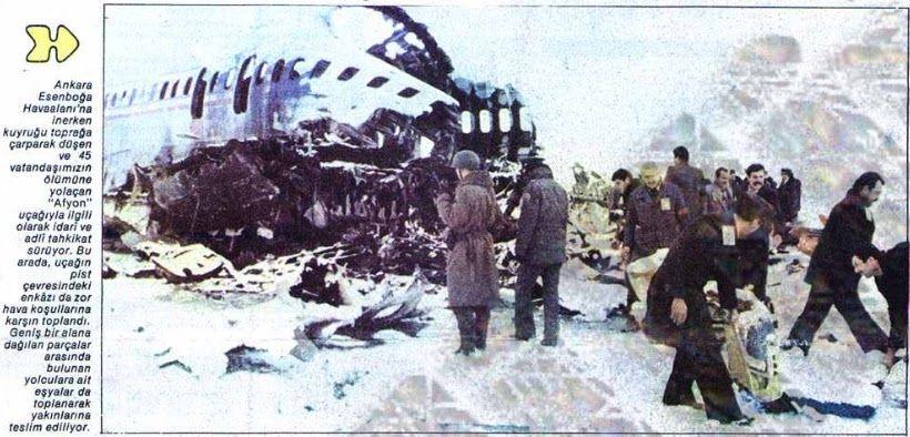 Turkish Airlines reiss 158... Autors: Testu vecis Komerciālo lidaparātu katastrofu bildes (Astoņdesmitie) 1980.-1985.g