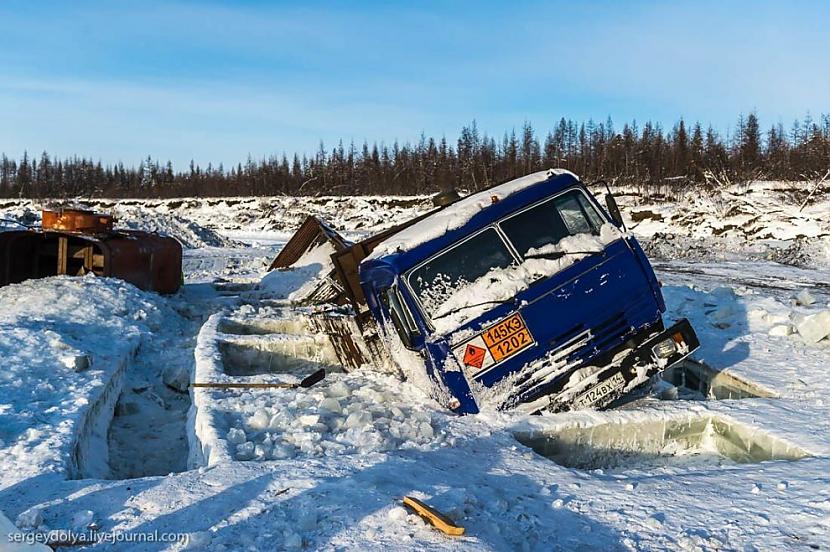  Autors: Zibenzellis69 Satriecoši fotoattēli ar Krievijas ziemeļu ceļiem, kā ceļiem uz  īstu elli