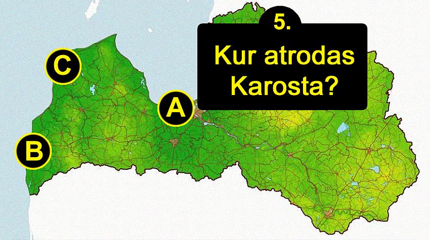 Tests: Vai zini, kur Latvijā atrodas šīs 10 vietas?