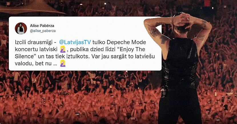 Alises ieraksts ir oficiāli... Autors: matilde Interneta lietotājus izbrīna LTV7 tulkotais grupas «Depeche Mode» koncerts