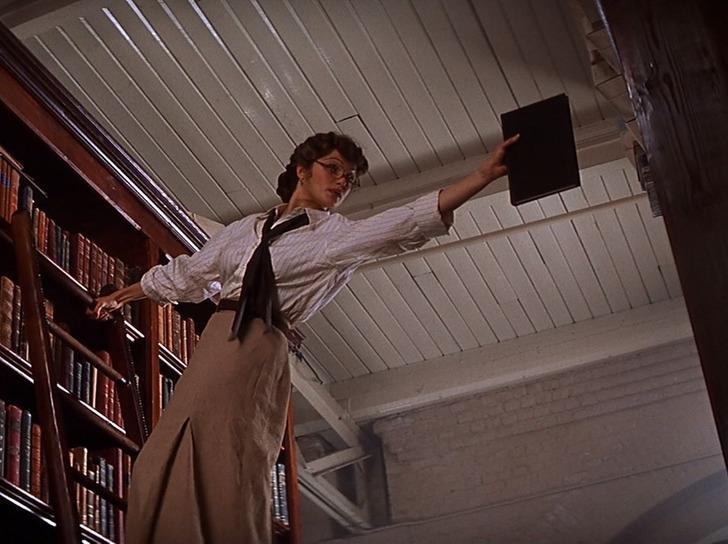 Bibliotēkas haosa aina tika... Autors: The Diāna 12 traki fakti par filmu «Mūmija»